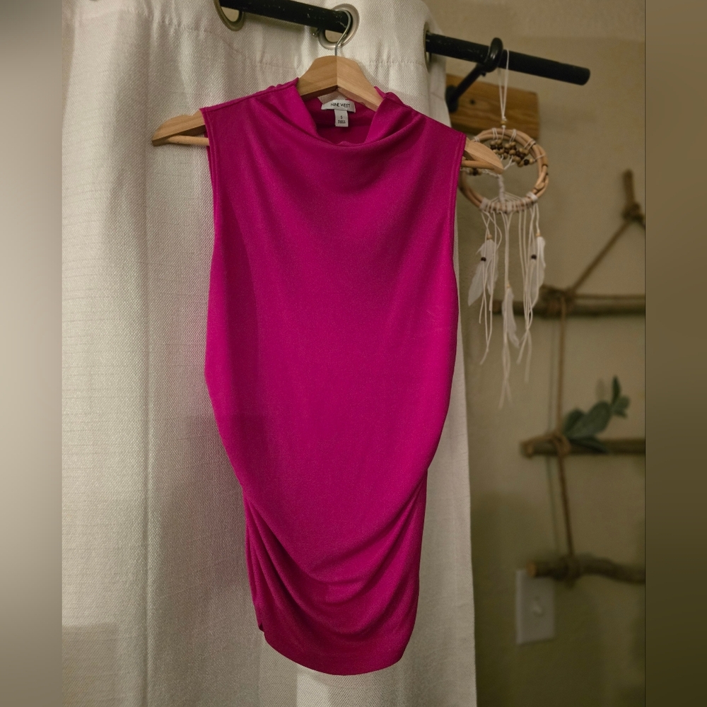 Nine West Vibrant Pink Mini Dress